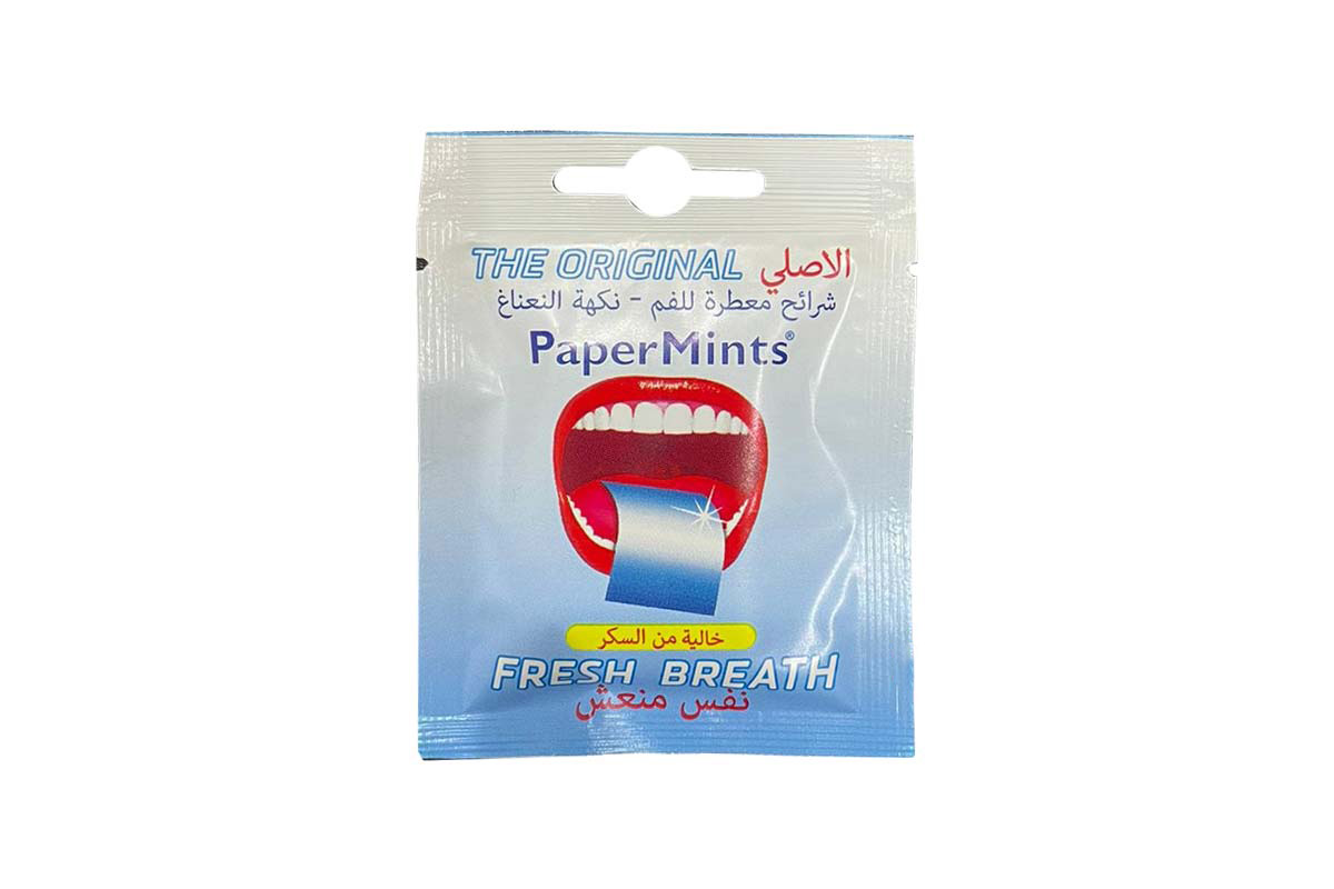 PAPER MINTS FRESH BREATH  MINT FLAVOR 24 STRIPS - Life Care Apotek