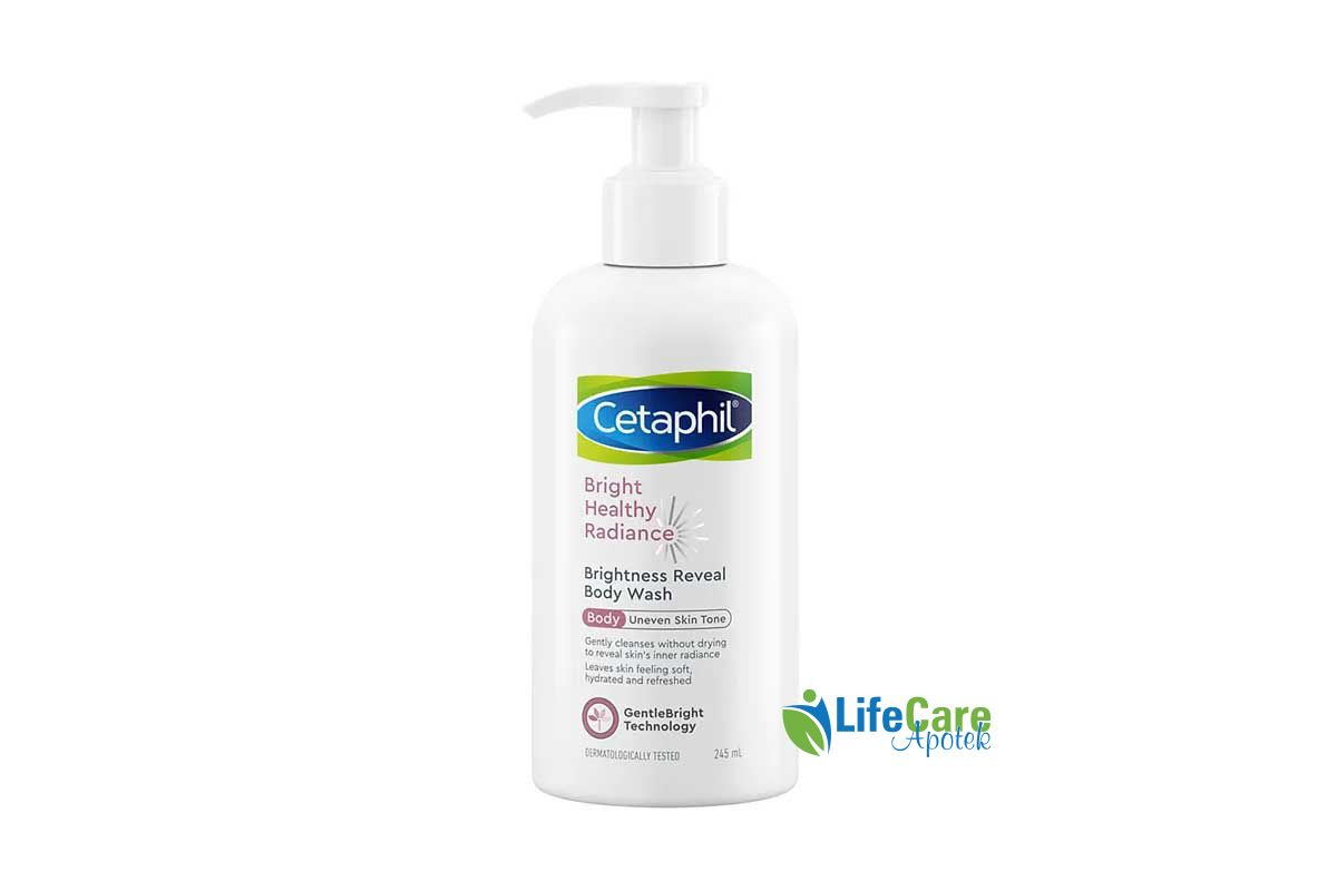 CETAPHIL BRIGHT HEALTHY RADIANCE REVEAL BODY WASH 245 ML - Life Care Apotek