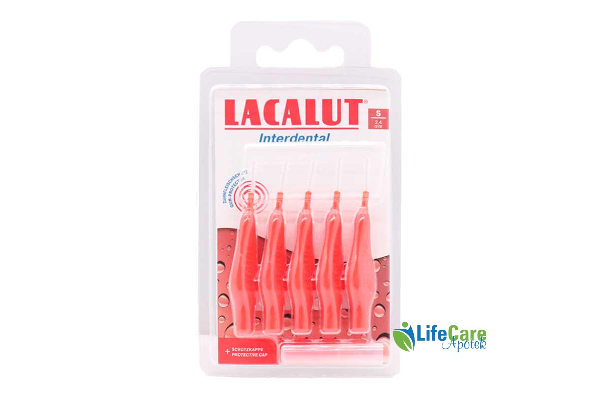 LACALUT INTERDENTAL BRUSH RED SMALL  2.4MM - Life Care Apotek