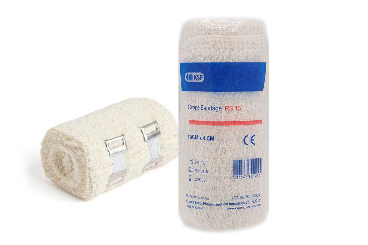 KSP CREPE BANDAGE RS13 10CM X 4.5M - Life Care Apotek