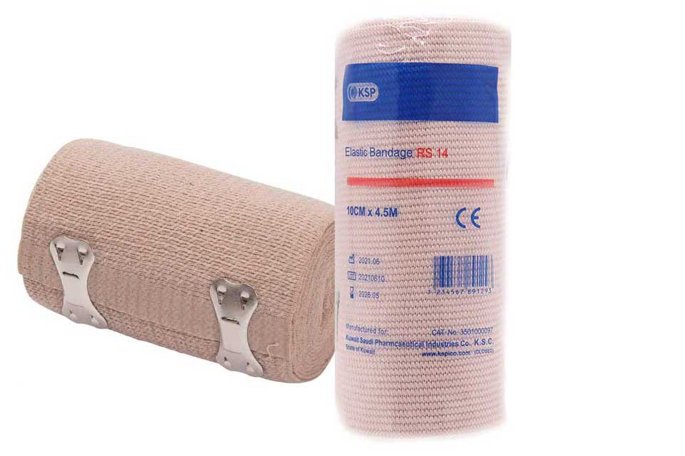 KSP ELASTIC BANDAGE RS14 10CM X 4.5M - Life Care Apotek