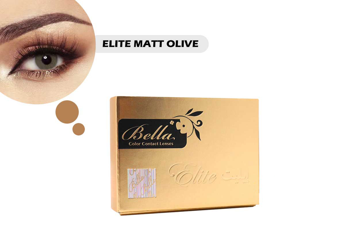 BELLA COLOR CONTACT LENSES ELITE MATT OLIVE - Life Care Apotek