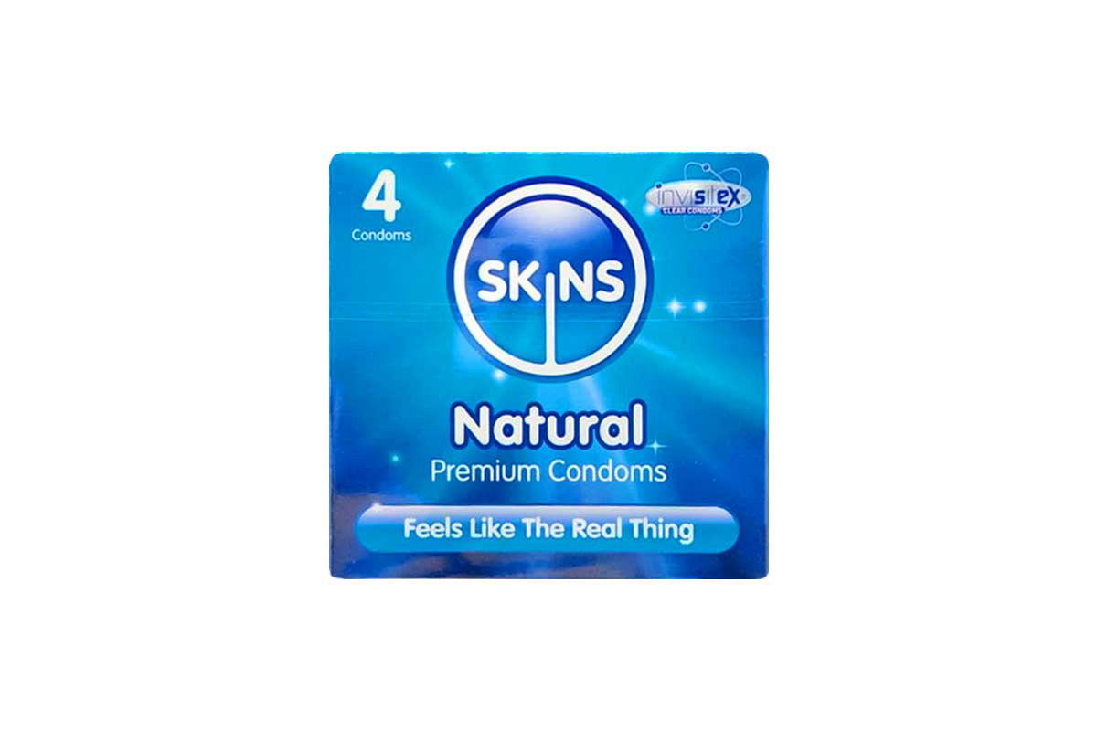 SKINS NATURAL 4 CONDOMS - Life Care Apotek