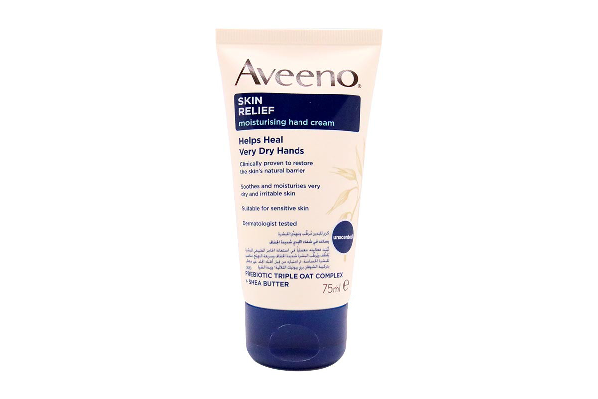 AVEENO SKIN RELIEF HELPS HEAL VERY DRY HANDS CREAM 75 ML - Life Care Apotek