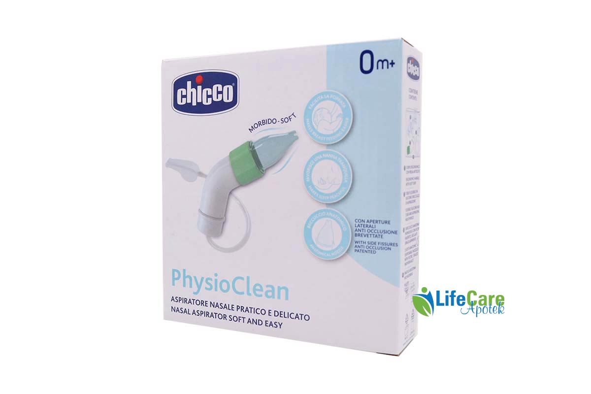 CHICCO NASAL ASPIRATOR PHYSIO CLEAN 0 MONTH PLUS - Life Care Apotek