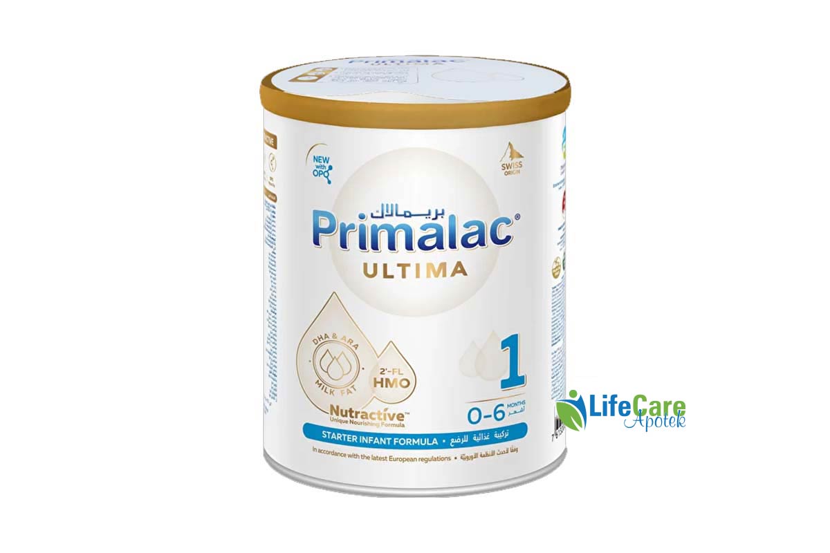PRIMALAC ULTIMA NO1 FROM 0 TO 6 MONTHS 400GM - Life Care Apotek