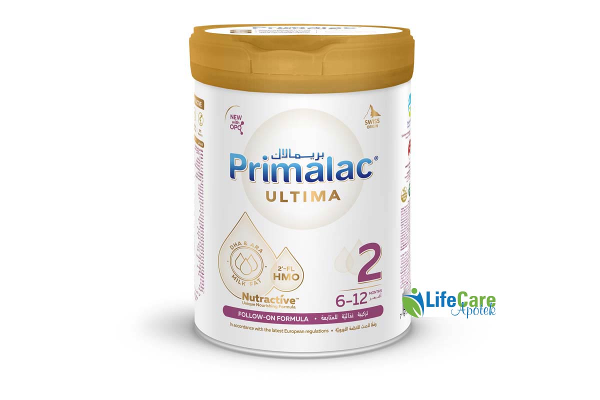PRIMALAC ULTIMA NO 2 FROM 6 TO 12 MONTHS 400GM - Life Care Apotek
