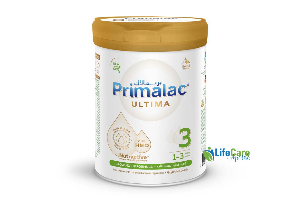 PRIMALAC ULTIMA NO3 FROM 1 TO 3 YEARS 400GM - Life Care Apotek