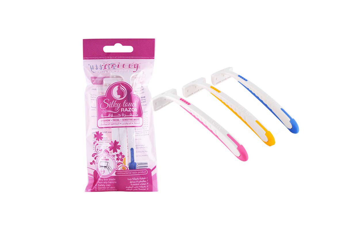 PRITTY SILKY TOUCH RAZOR 3 PCS - Life Care Apotek