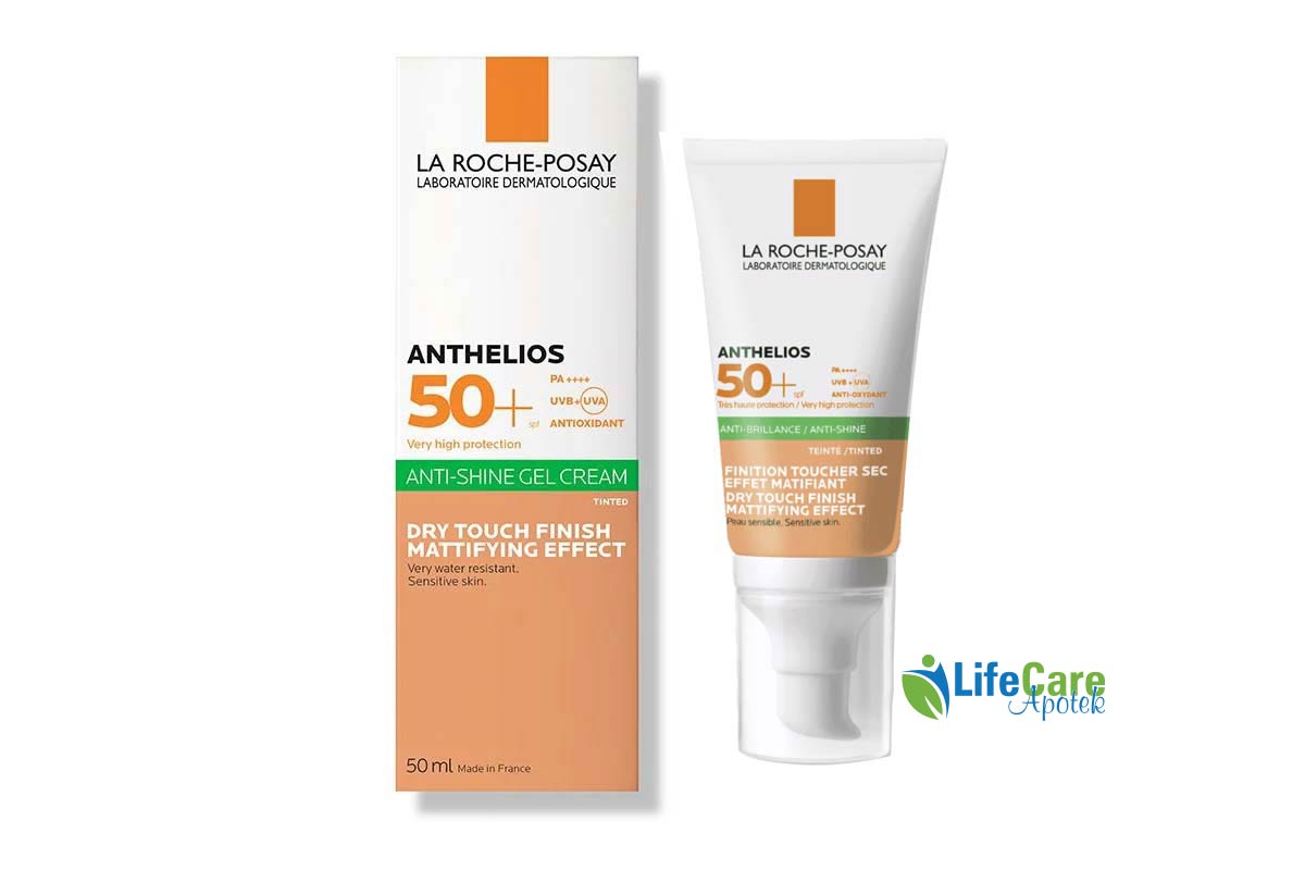 LA ROCHE POSAY ANTHELIOS XL TENTED DRY TOUCH  SPF50 PLUS 50 ML - Life Care Apotek