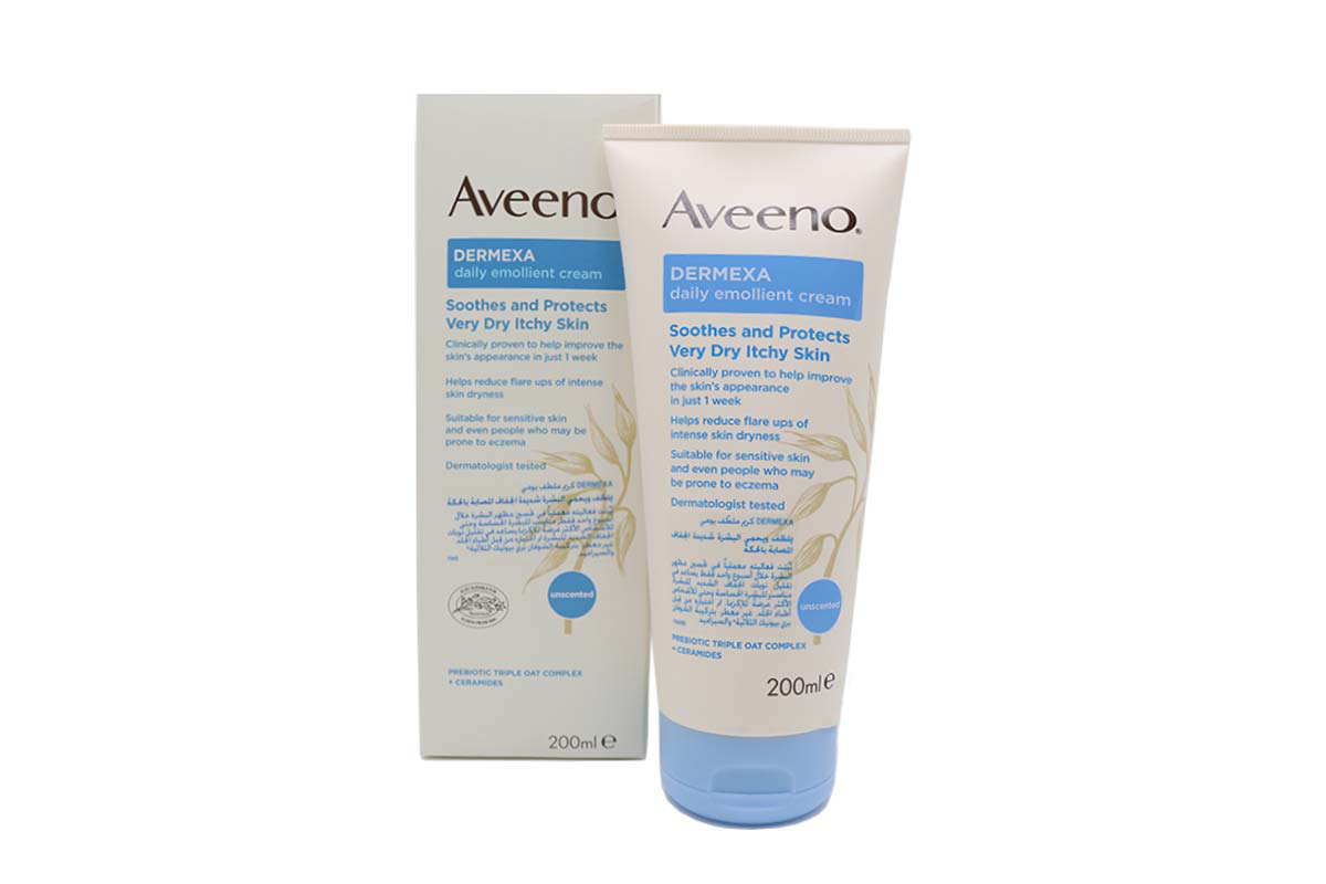 AVEENO DERMEXA EMOLLIENT CREAM 200 ML - Life Care Apotek