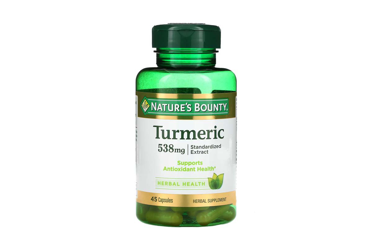 NATURES BOUNTY TURMERIC 538MG 45 CAPSULES - Life Care Apotek