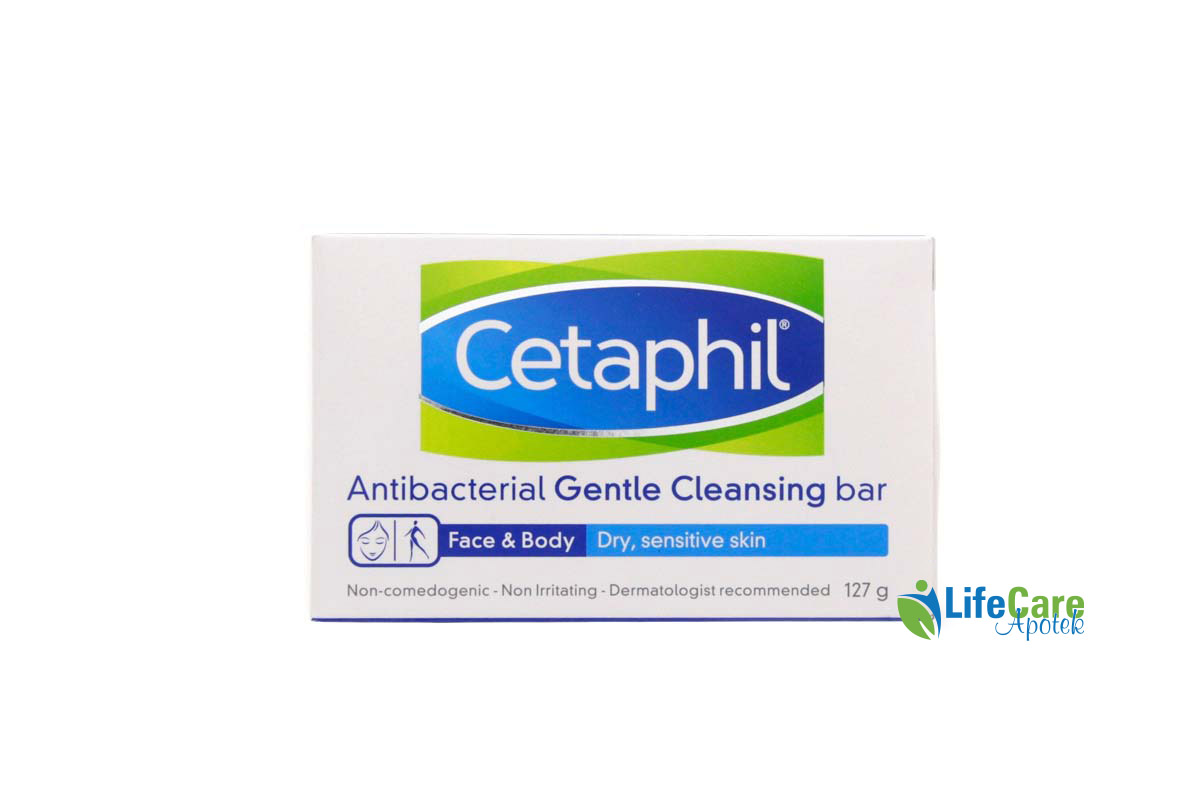CETAPHIL ANTIBACTERIAL BAR 127 GM - Life Care Apotek