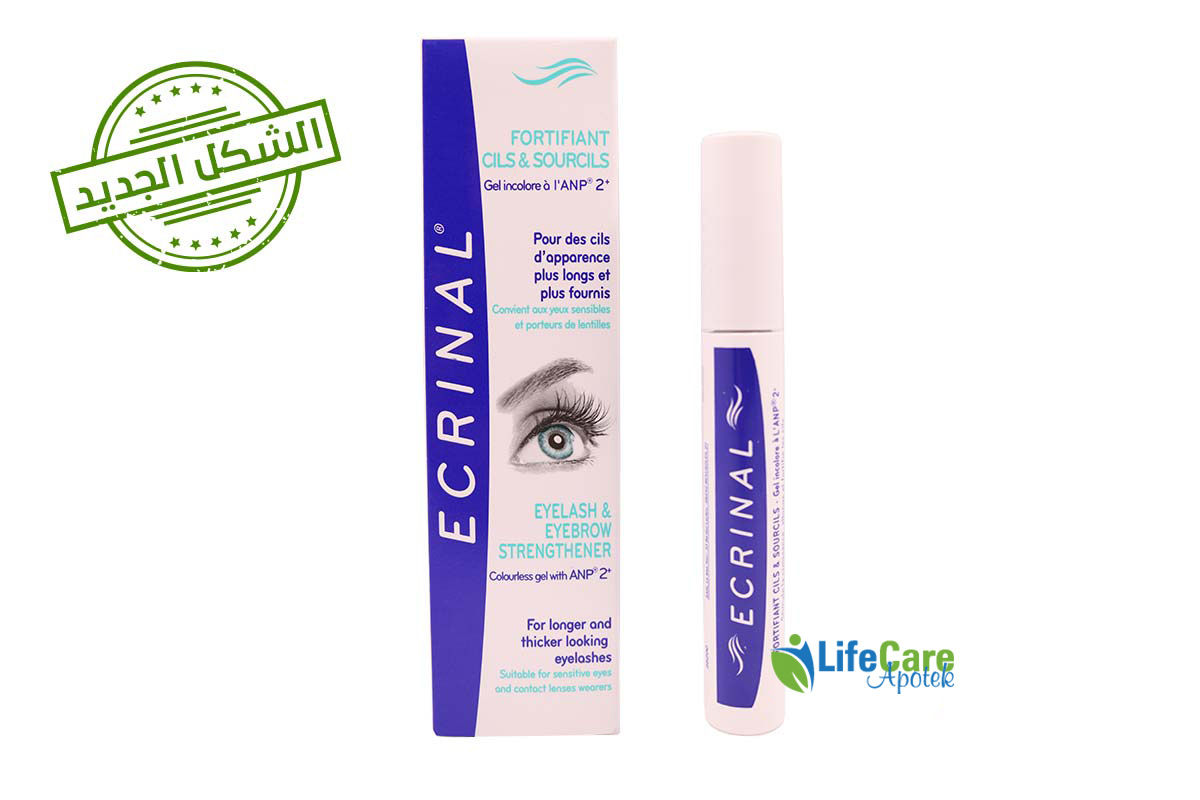 ECRINAL STRENGTHENING GEL FOR EYELASHES 9ML - Life Care Apotek