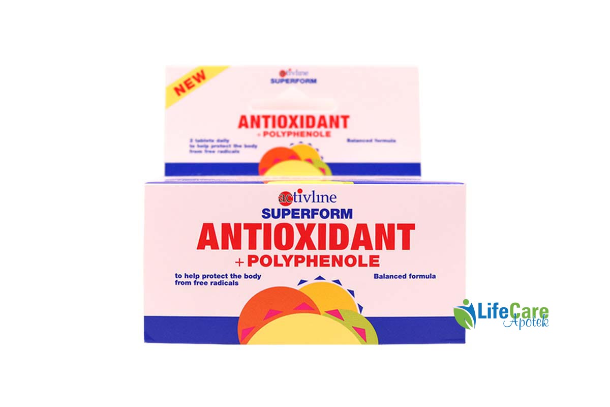 ACTIVLINE ANTIOXIDANT 60 TABLETS - Life Care Apotek