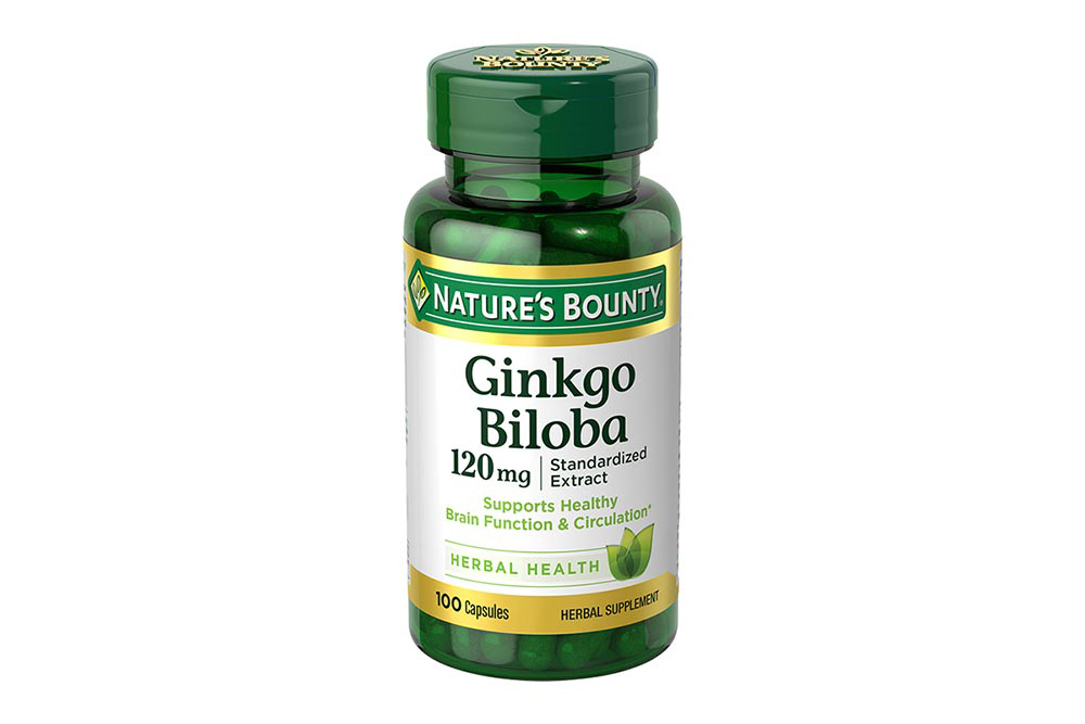 NATURES BOUNTY GINKGO BILOBA 120MG 100 CAPSULES - Life Care Apotek