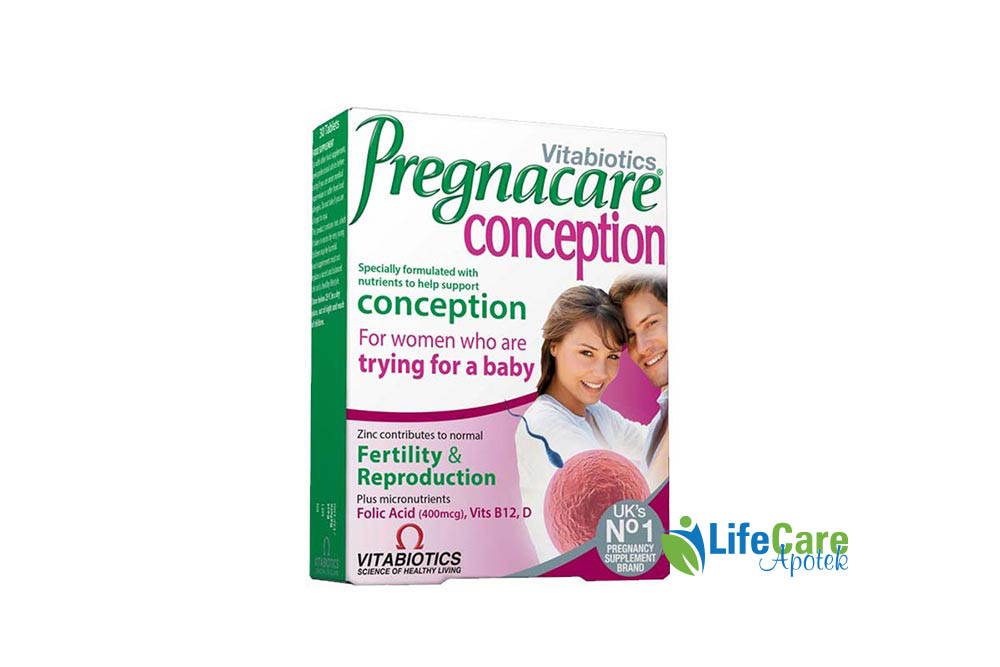VITABIOTICS PREGNACARE CONCEPTION 30 TABLETS - Life Care Apotek