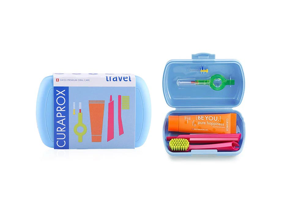 CURAPROX TRAVEL SET 10 ML BE YOU TOOTHPASTE BLUE - Life Care Apotek