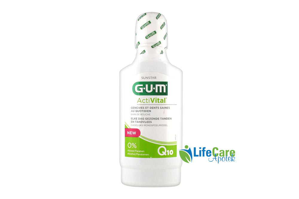 GUM ACTIVITAL FLUORIDE MOUTHRINSE 300 ML 6061 - Life Care Apotek