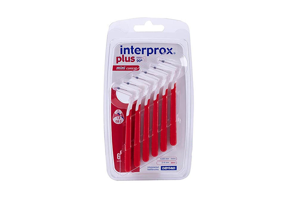 INTERPROX PLUS MINI CONICAL 1.0 RED 6 UNITS - Life Care Apotek