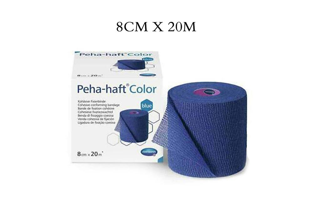 HARTMANN PEHA HAFT COLOR BLUE 8CMX20M - Life Care Apotek