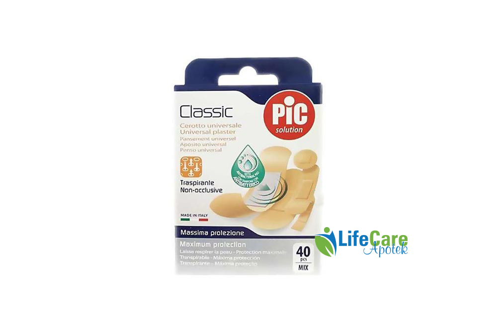 PIC AQUABLOC PLASTERS 40 PCS - Life Care Apotek