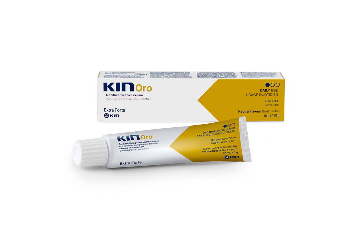 KIN ORO DENTURE FIXATIVE CREAM 40ML - Life Care Apotek