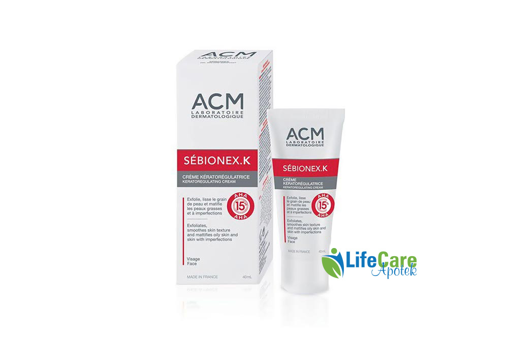 ACM SEBIONEX K CREAM 40ML - Life Care Apotek