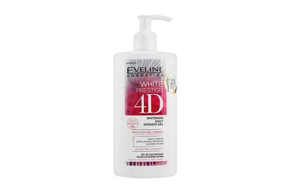 EVELINE WHITE PRESTIGE 4D WHITENING DAILY INTIMATE GEL 250 ML - Life Care Apotek