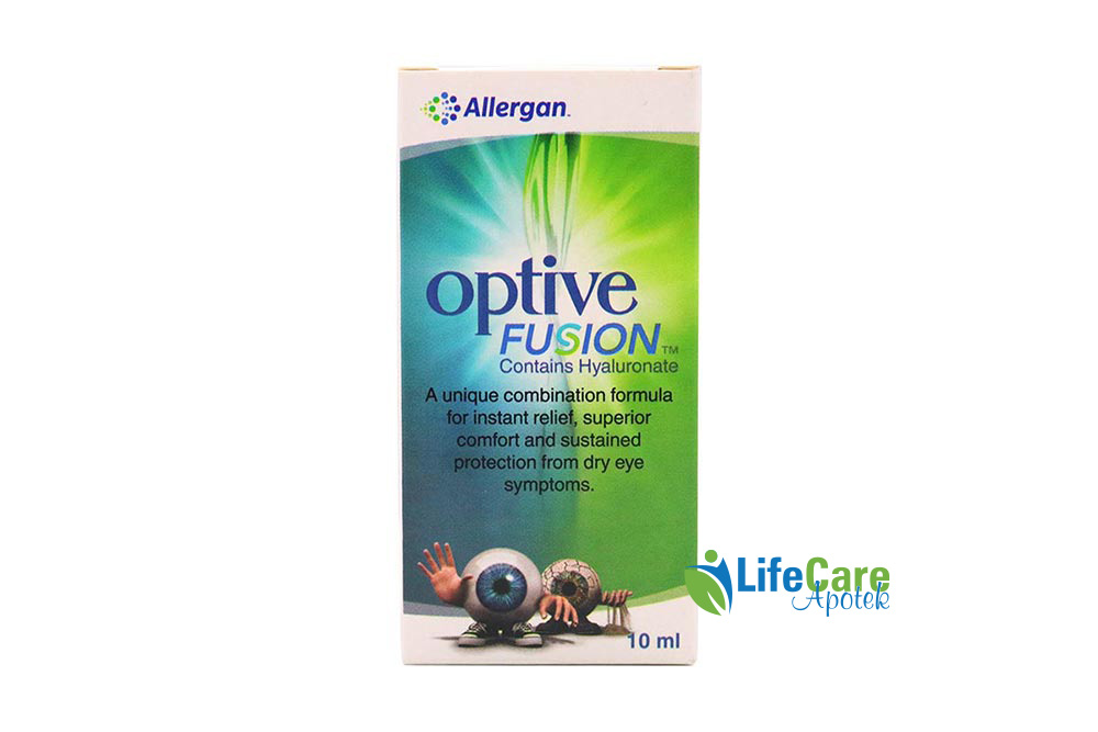 OPTIVE FUSION EYE DROP 10ML - Life Care Apotek