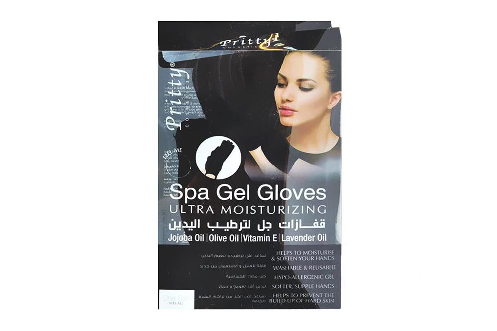 PRITTY SPA GEL GLOVES COLOR BLACK - Life Care Apotek