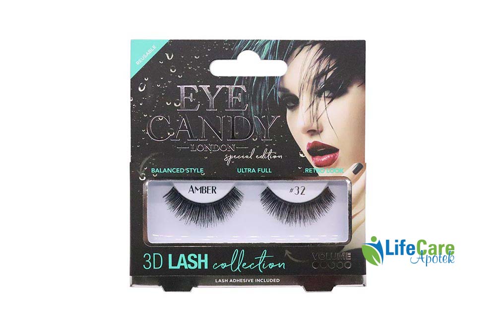 EYE CANDY 3D LASH COLLECTION AMBER 32 - Life Care Apotek