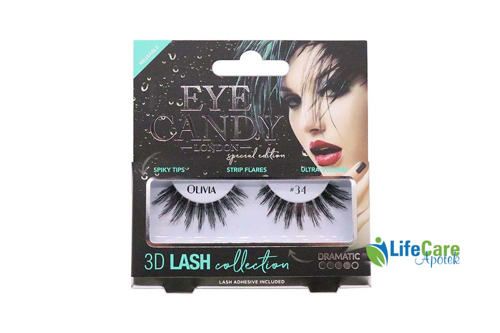EYE CANDY 3D LASH COLLECTION OLIVIA 34 - Life Care Apotek