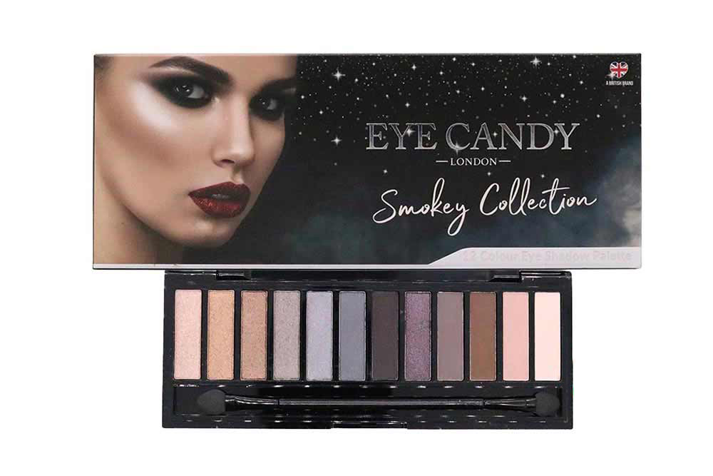 EYE CANDY SMOKEY COLLECTION 12 COLOUR EYE SHADOW - Life Care Apotek