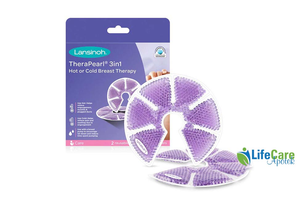 LANSINOH HOT OR COLD BREAST THERABY 3X1 - Life Care Apotek