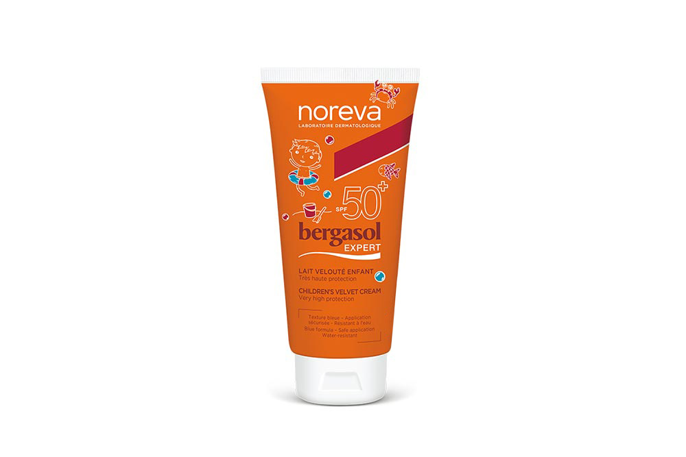 NOREVA BERGASOL EXPERT CHILDRENS VELVET CREAM SPF50 PLUS 150 ML - Life Care Apotek