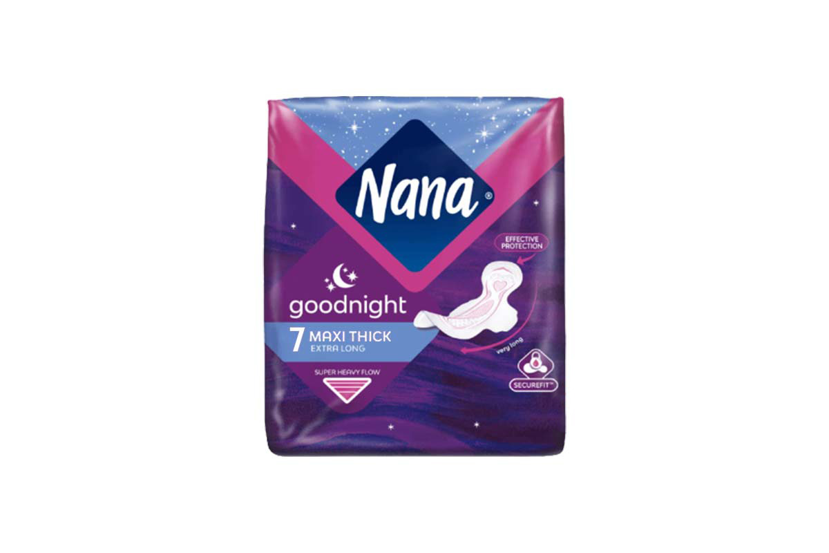 NANA MAXI GOOD NIGHT 7PADS - Life Care Apotek