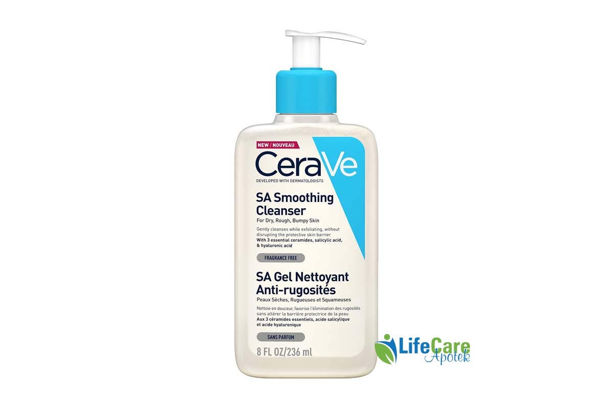CERAVE SA SMOOTHING CLEANSER 236 ML - Life Care Apotek