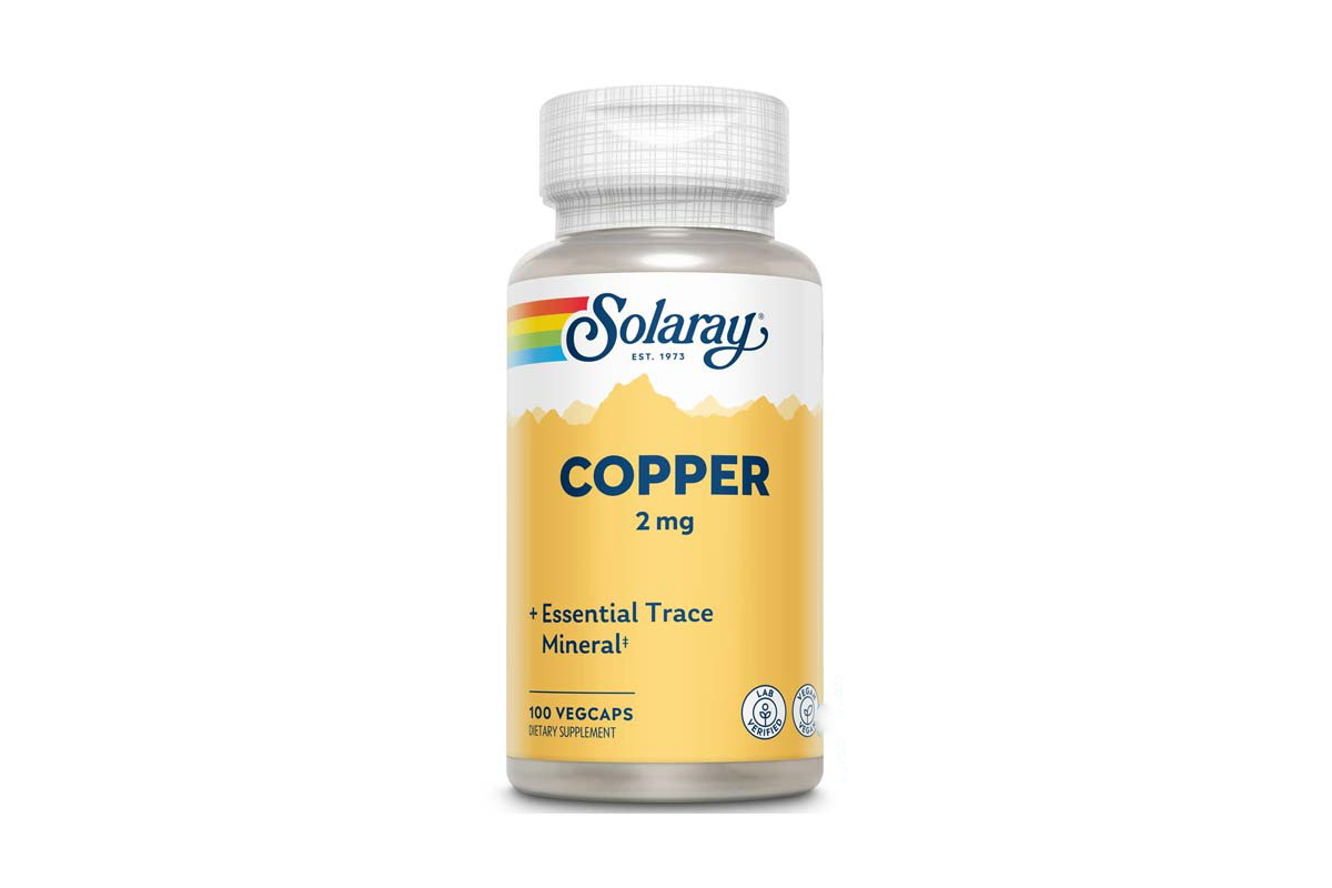 SOLARAY COPPER 2MG 100 CAPSULES - Life Care Apotek