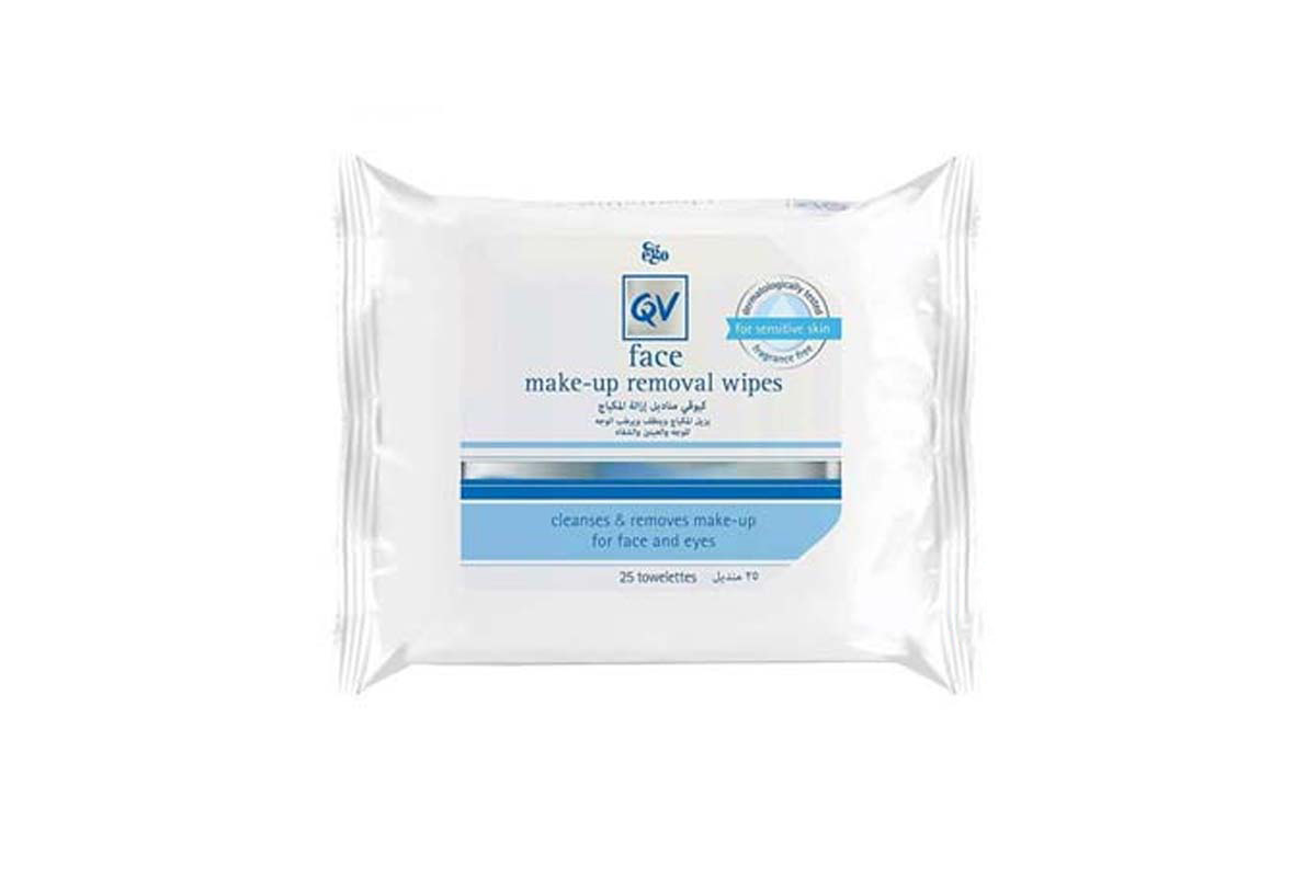 QV FACE MAKE UP REMOVAL WIPES 25 TOWELETTES - Life Care Apotek