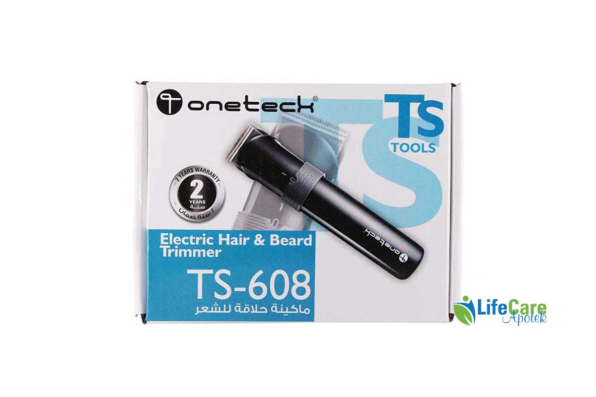 ONETECH ELECTRIC HAIR AND BEARD TRIMMER TS 608 - Life Care Apotek