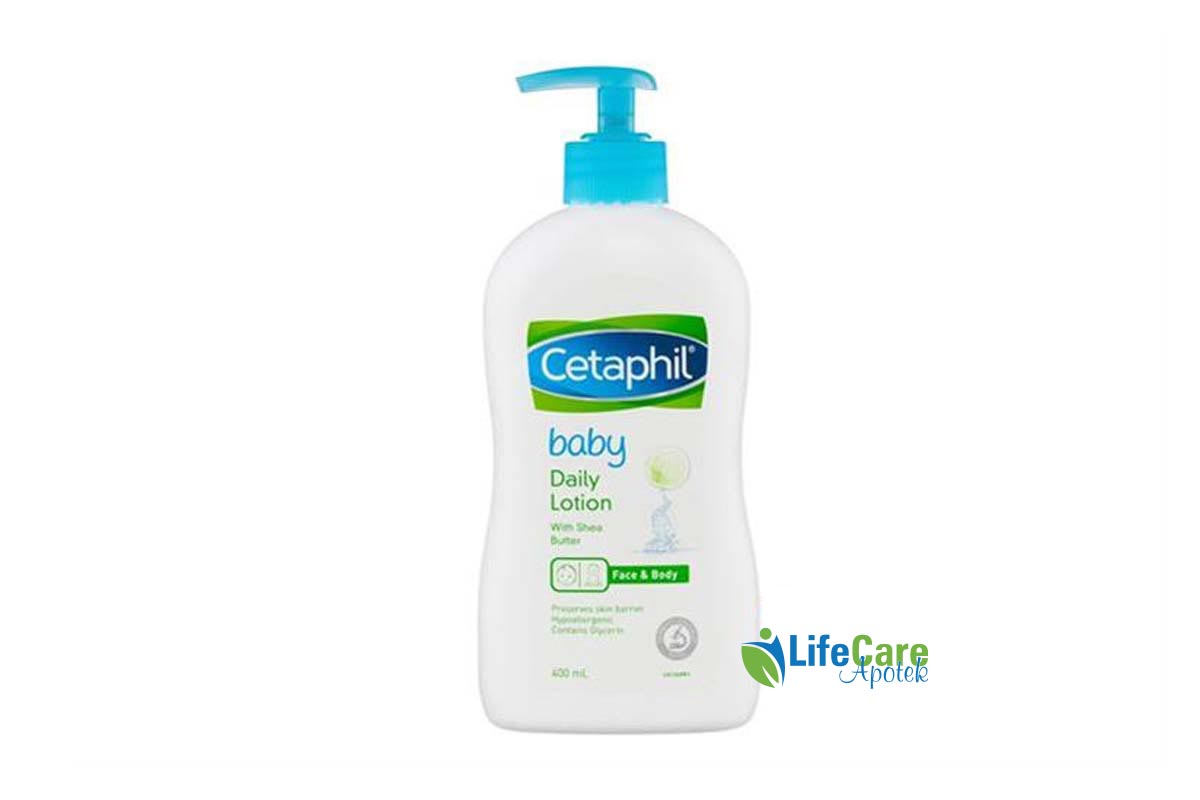 CETAPHIL BABY DAILY LOTION WITH SHEA BUTTER 400ML - Life Care Apotek