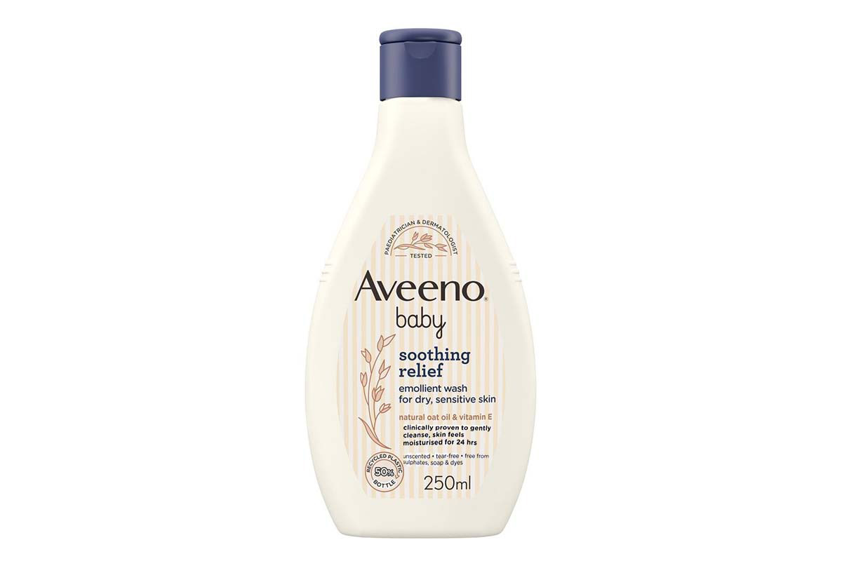 AVEENO BABY SOOTHING RELIEF EMOLLIENT WASH 250 ML - Life Care Apotek