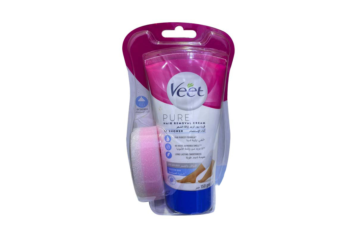 VEET PURE HAIR REMOVAL CREAM IN SHOWER 150 ML - Life Care Apotek