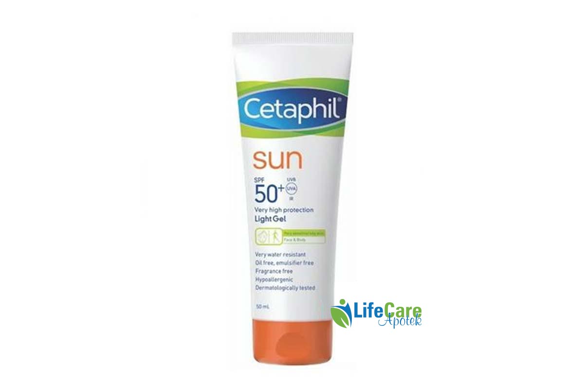 CETAPHIL SUN SPF 50 VERY HIGH PRT LIGHT GEL 100 ML - Life Care Apotek