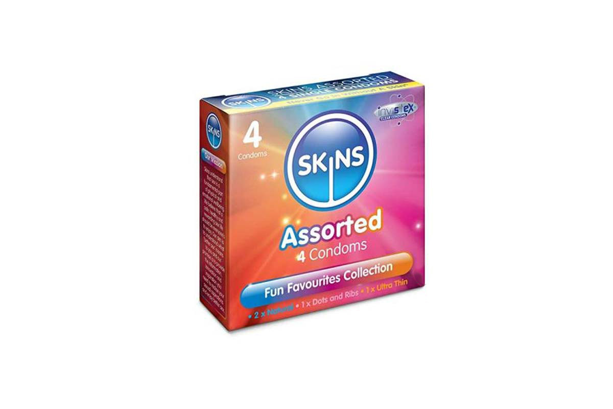 SKINS ASSORTED PREMIUM 4 CONDOMS - Life Care Apotek