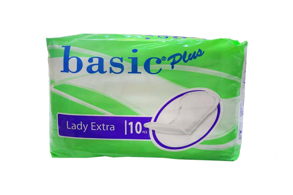 BASIC PLUS LADY EXTRA 10 PCS - Life Care Apotek