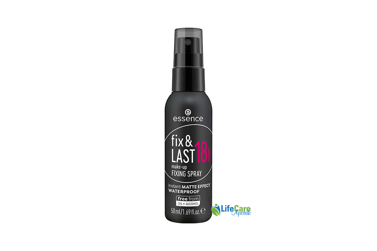 ESSENCE FIX AND LAST 18H MAKE UP FIXING SPRAY 50ML - Life Care Apotek