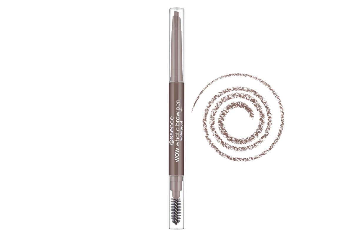 ESSENCE WOW WHAT A BROW PEN WATERPROOF 01 LIGHT BROWN - Life Care Apotek