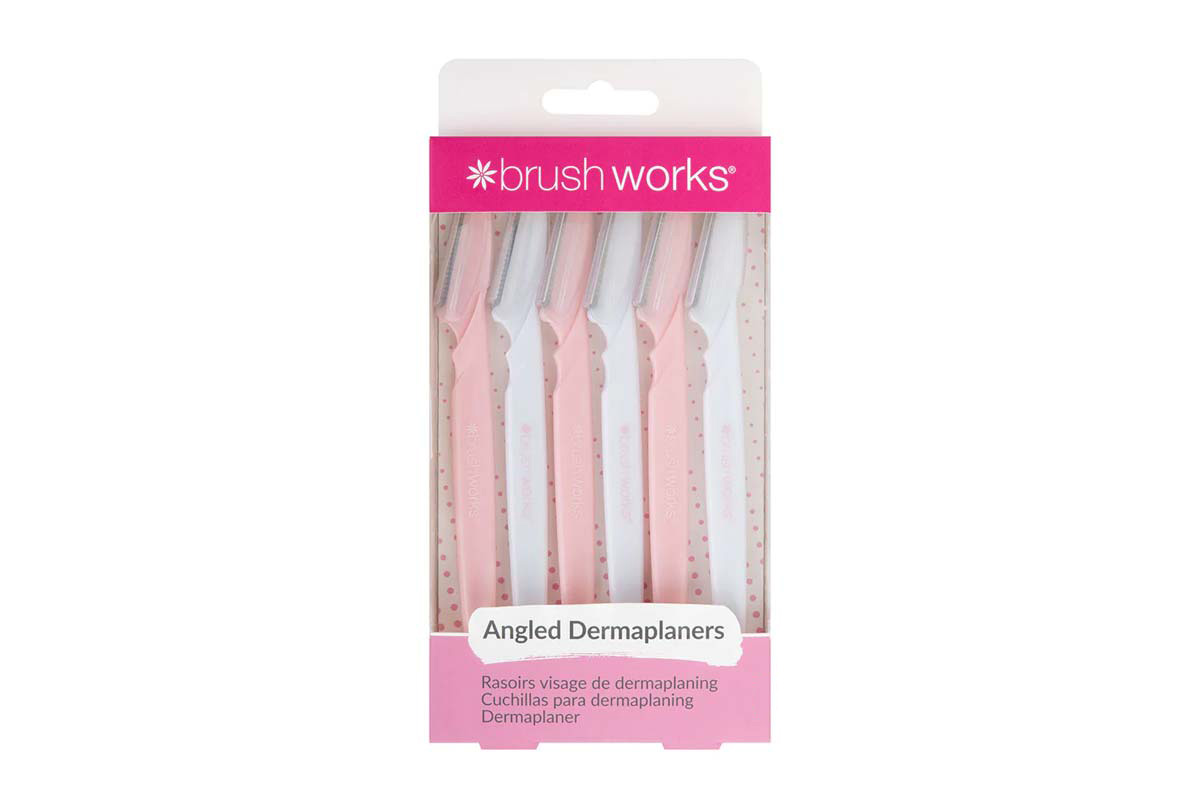 BRUSH WORKS ANGLED DERMA PLANERS PACK OF 6 PCS - Life Care Apotek